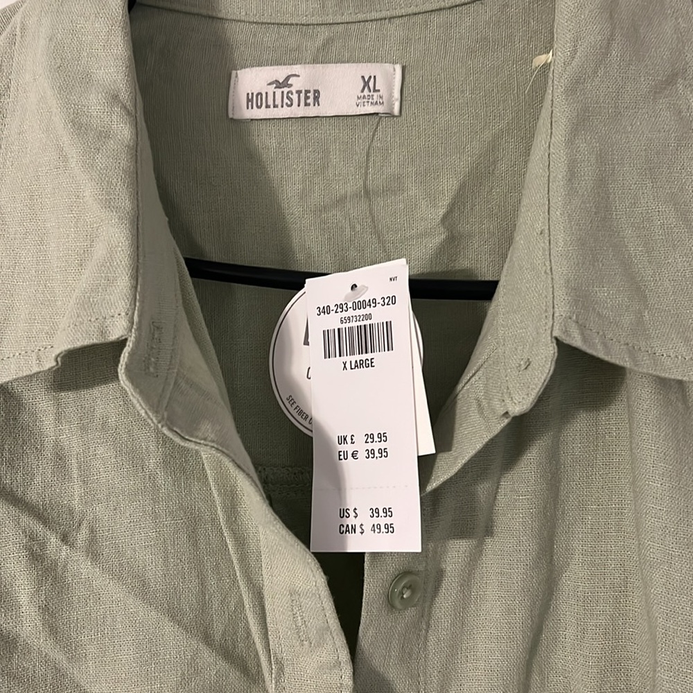 Women’s Long Sleeve Linen Top